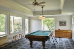 Pool Table with large view windows